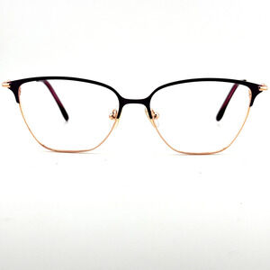 BCBGMAXAZRIA‎ HENLEY Purple Rose Gold Eyeglasses Frame 54-15-135mm H13386